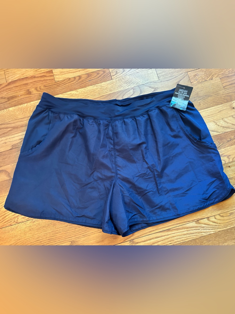 Swimsuits For All Navy swim shorts size 30